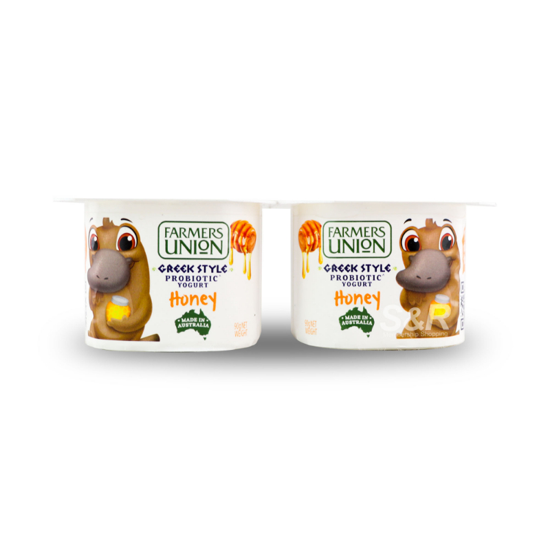 Farmers Union Greek Style Honey Yogurt 2pcs x 90g